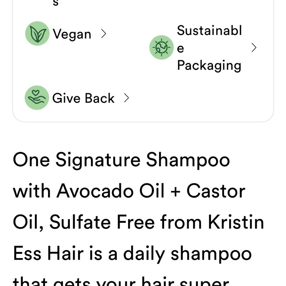 Kristin Ess The One Signature Shampoo and Conditioner Set Full Size - Picture 2 of 3